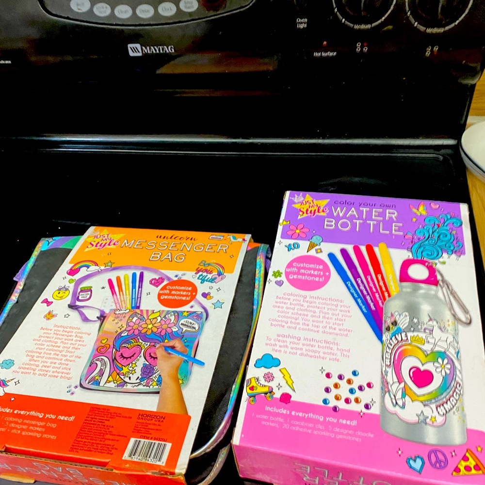 Create Your Own Messenger Bag and Water Bottle